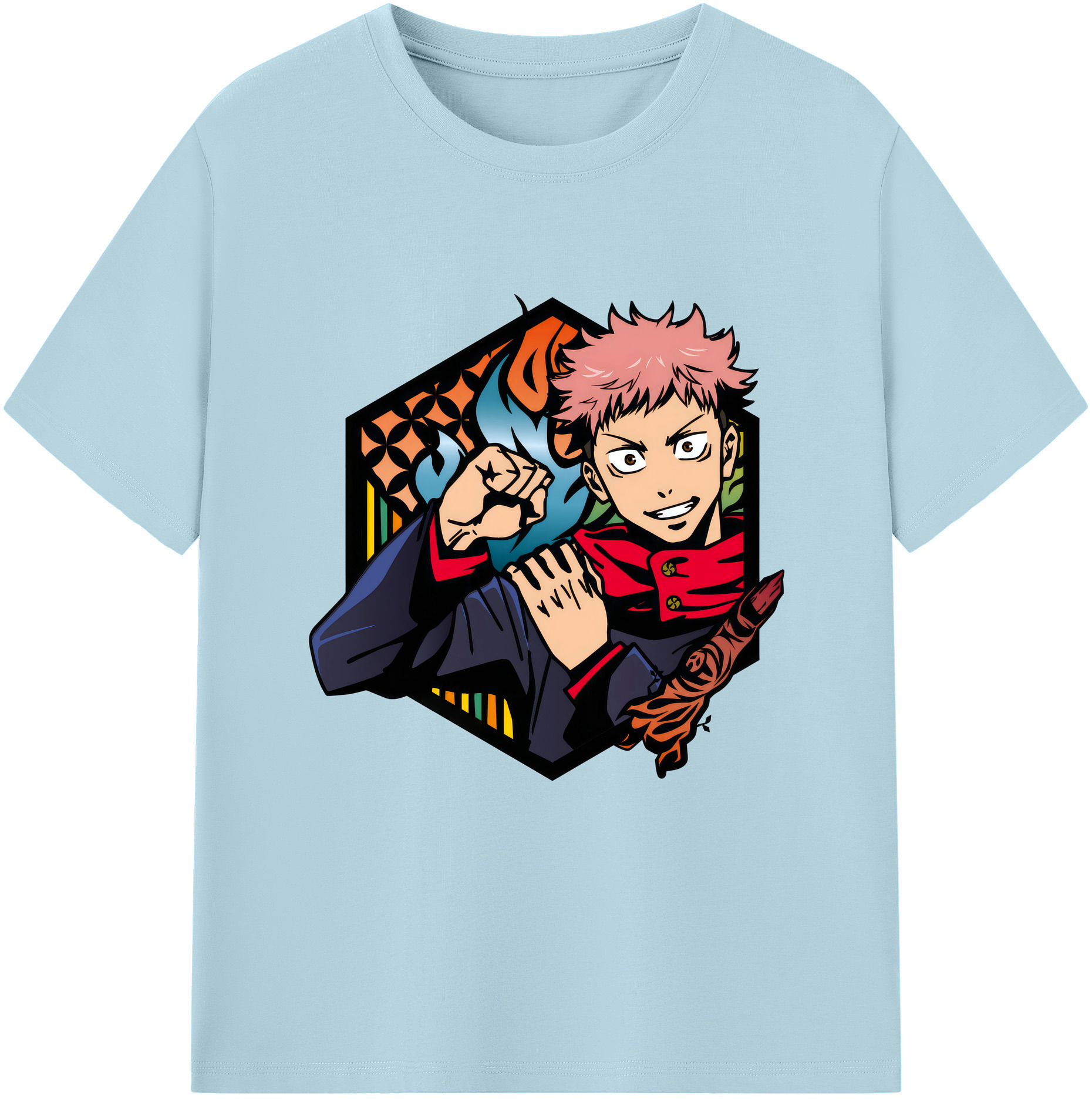 （画像用） 呪術廻戦 Jujutsu Kaisen 綿100％半袖Tシャツ（フロントプリント）